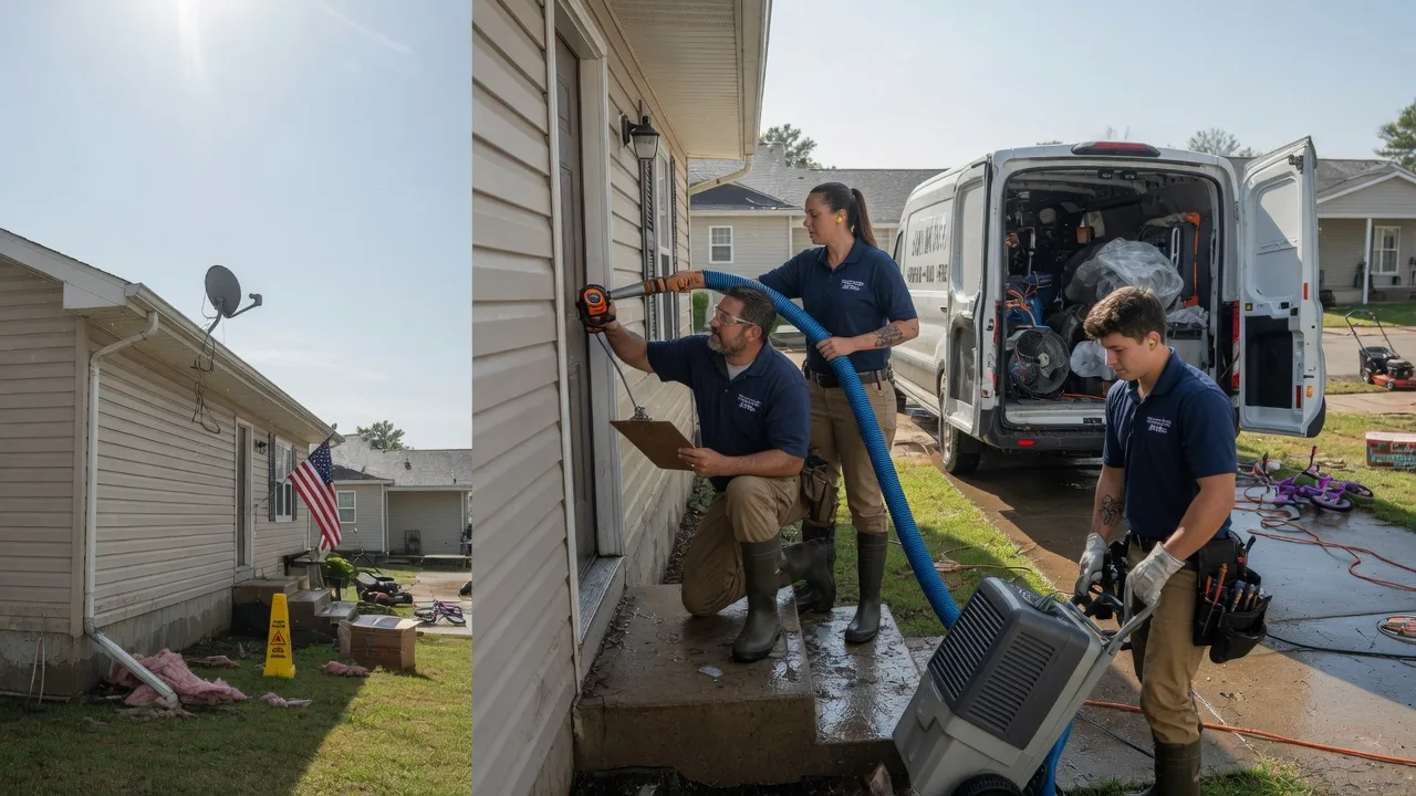 Ceiling Water Damage Restoration in Tiline, KY near me